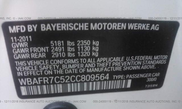 Photo 8 VIN: WBAFR7C52CC809564 - BMW 535 