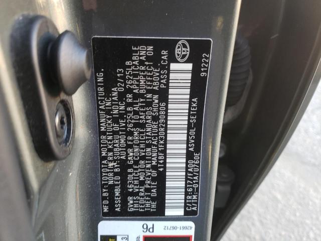 Photo 9 VIN: 4T4BF1FK3DR290806 - TOYOTA CAMRY L 