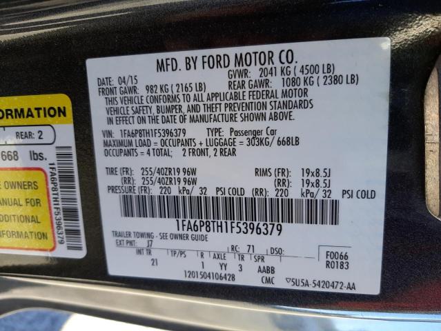 Photo 11 VIN: 1FA6P8TH1F5396379 - FORD MUSTANG 