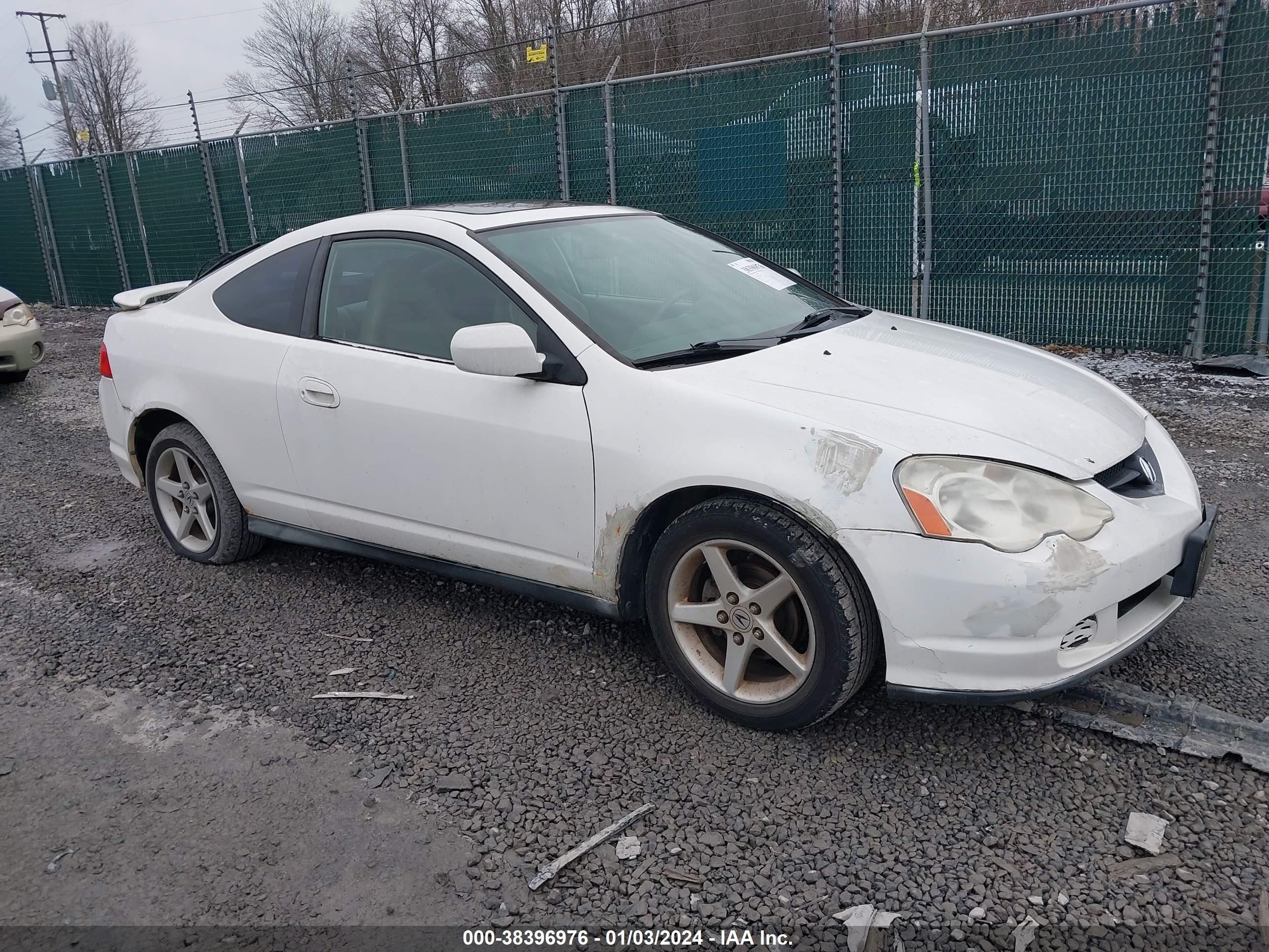 VIN: JH4DC53833S003599 - acura rsx