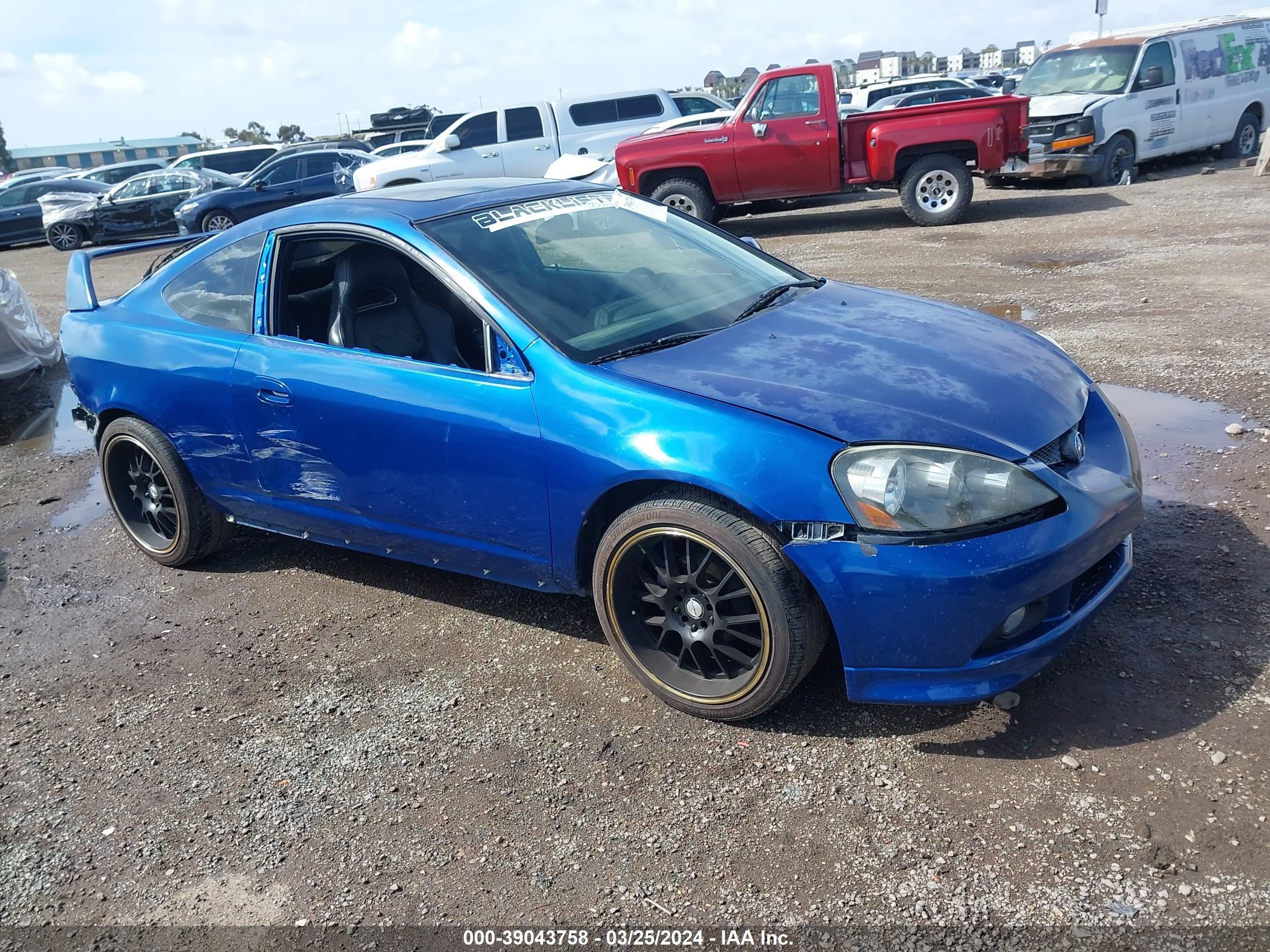 VIN: JH4DC54875S011125 - acura rsx