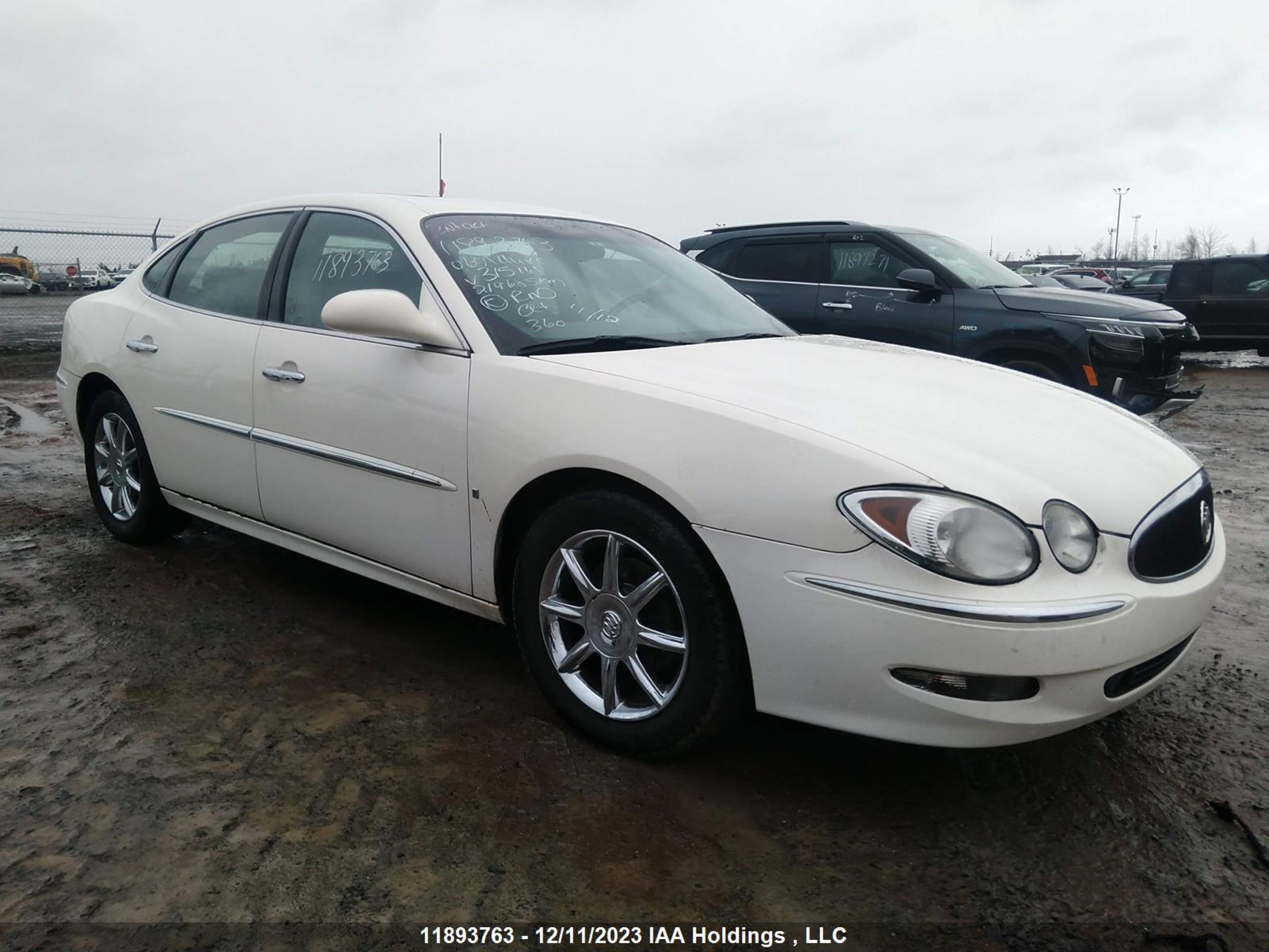 VIN: 2G4WH587561315161 - buick allure