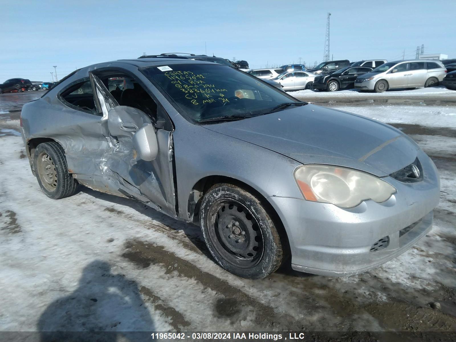 VIN: JH4DC53064S800294 - acura rsx